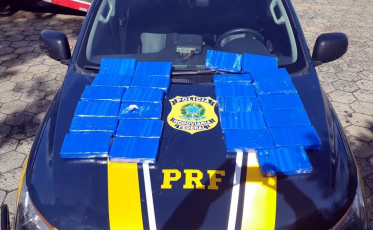 PRF encontra quase 26 kg de cocaína na BR-101 em Içara 