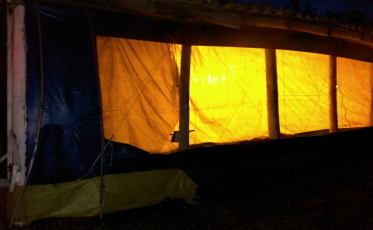 Aviário pega fogo em Meleiro