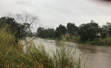 Aumento de nível do Rio Sangão preocupa Defesa Civil 