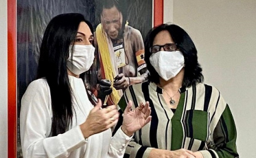 Com ministra Damares, Geovania trata da instalação do Centro Dia para o Idoso (VÍDEO)