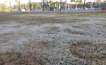 A terceira geada do ano em Criciúma 