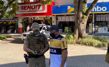 Policia Militar atua em conjunto com a Vigilância Sanitária nas fiscalizações 