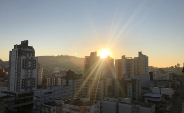 Tardes ensolaradas e madrugadas frias no sul catarinense