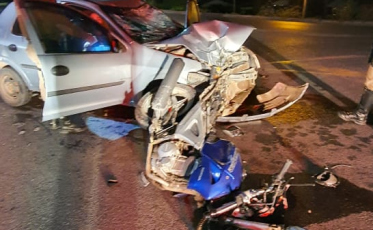 Acidente envolvendo moto e carro é registrado em Laguna