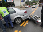 Acidente entre carro e moto é registrado em Urussanga