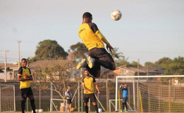 Parte técnica no foco do treino do Tigre