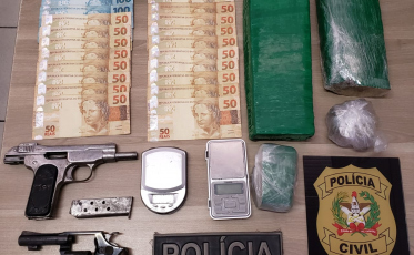 Traficantes e autor de homicídio são presos em Criciúma