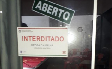 Vigilância Sanitária de Cocal do Sul interdita bar