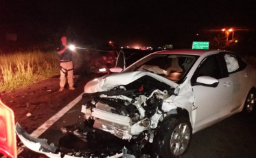 Acidente na BR-101 deixa quatro feridos em Içara