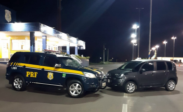 Veículo furtado foi recuperado durante blitz em Araranguá