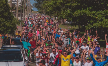 Passeio de Criciúma até o Rincão atrai 700 ciclistas (VÍDEO)