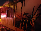 Casa pega fogo em Araranguá
