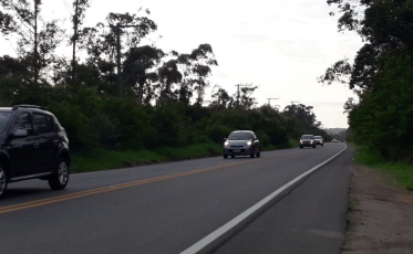 Trânsito tranquilo de Rincão para Criciúma nesta terça-feira