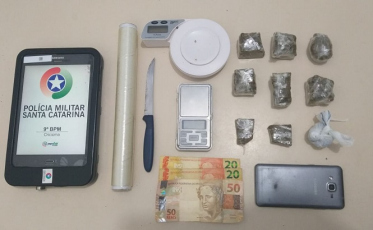 Polícia Militar realiza prisão por tráfico de drogas