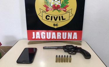 Homem suspeito de invasão a residência é preso em Jaguaruna