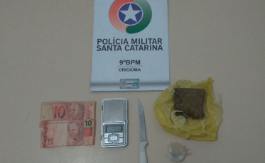 Menor de idade é pego traficando no Bairro Vida Nova 