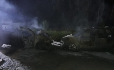 Acidente de trânsito acaba em incêndio no Arroio do Silva