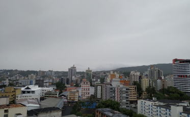 Tempo chuvoso em boa parte da semana 