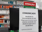 Farmácias estão sem álcool gel e com adaptações ao atendimento ao cliente