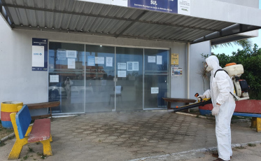 Ruas do Rincão receberam limpeza e desinfecção nesta segunda-feira (VÍDEO)