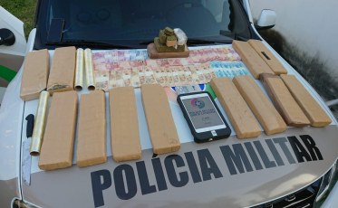 Polícia apreende 15kg de maconha em Forquilhinha