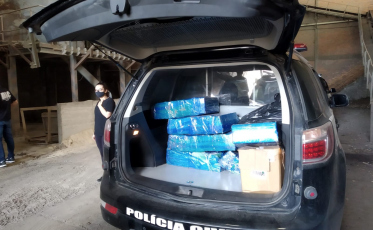 Polícia incinera cerca de 450 quilos de drogas apreendidas no sul de SC