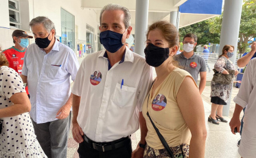 Chico Balthazar é o segundo candidato a prefeito de Criciúma a votar 