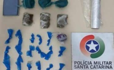 Um preso por tráfico de drogas no Cristo Redentor 