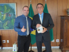 Deputado criciumense com Bolsonaro