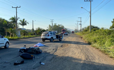 Motociclista morre em acidente na rodovia Jorge Lacerda 