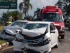 Acidente deixa duas pessoas feridas em Araranguá