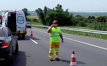Mais de oito mil atendimentos realizados pela CCR na BR-101 Sul