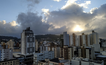 Semana de chuva, sol e temperaturas amenas em Criciúma e região