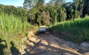 Trabalhador foi atropelado pelo próprio caminhão