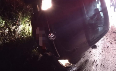 Motorista embriagado é preso após capotar veículo na Serra Catarinense