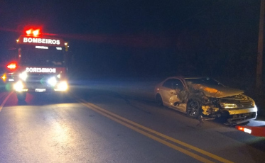 Homem machuca perna e a boca em acidente em Orleans