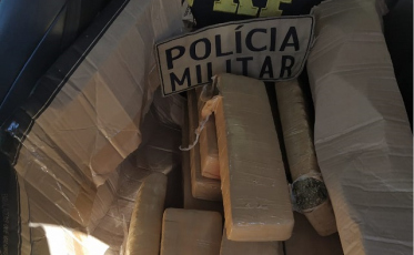 Droga que tinha o Sul do estado como destino é apreendida na BR-101