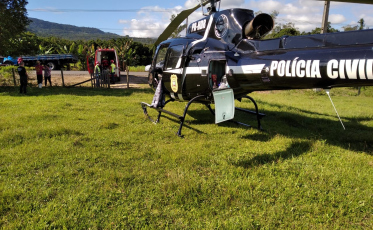 Homem tem traumatismo craniano ao se chocar com boi