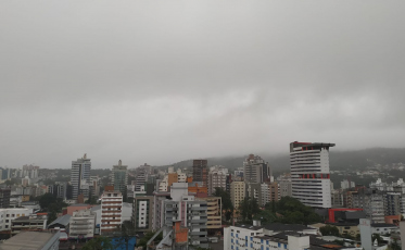 Quarta-feira fria e chuvosa em todo o sul de Santa Catarina 