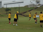 Paulo Baier comanda primeiro treino no CT do Tigre (VÍDEOS)