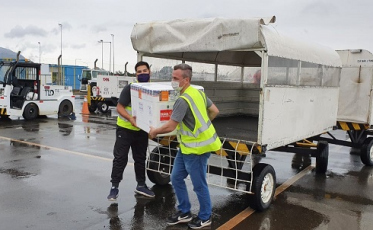 Covid-19: Mais 138,9 mil doses da vacina chegam ao estado