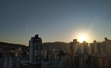 Semana vai ter sol, chuva, calor e frente fria no sul de Santa Catarina 