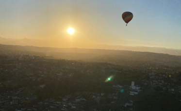 Criciúma vista de cima pelos balões do Tigre (VÍDEOS)