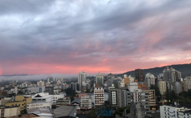 Antes da frente-fria, mais um dia de chuva em Criciúma e região
