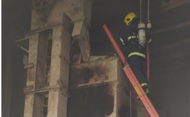Incêndio é registrado em empresa de Içara