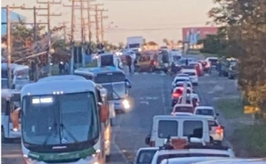 Acidente é registrado na SC-445