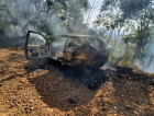 Incêndio deixa veículo totalmente destruído em Jacinto Machado