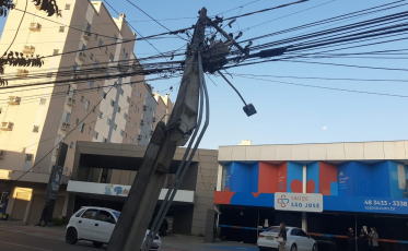 Quase 200 unidades sem energia em Criciúma
