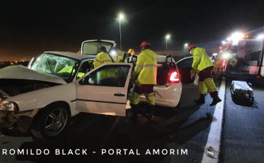 Acidente deixa um ferido na BR-101