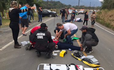 Morre caroneira envolvida em acidente em Nova Veneza